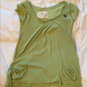 Green Abercrombie top